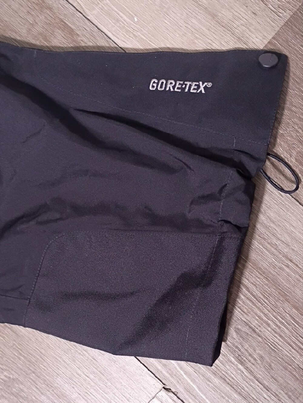 Marmot Black Cold And Rain Shell Pants with Logo Patch - Picture 8 of 14